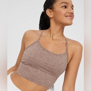 OFFLINE By Aerie The Hugger Longline Racerback Sports Bra